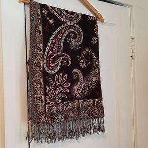 Reversible Paisley Scarf